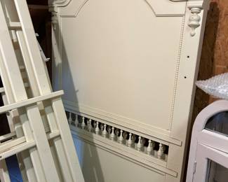 Nice white bunk bed unit. All pieces including the ladder.