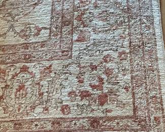 Closer look at rug weave