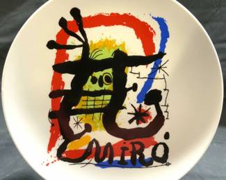 MIRO XL ART Porcelain Plate
