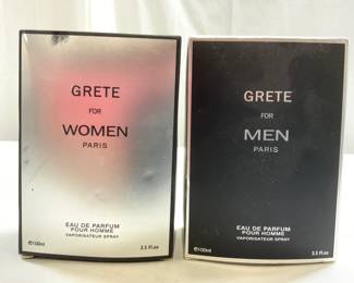 Lot 2 GRETE FOR WOMEN & MEN PARIS EDP 100ML Org Pk
