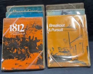 Lot 6 Historical Simulation Games, 1970s
