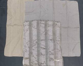 Lot 4 Echo Houndstooth Print Silk Scarf + Italy
