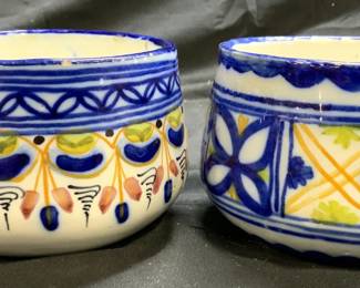 P ARZOBISPO MH Toledo 2 Ceramic H Painted Cups
