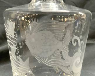 FRUTI DI MARE Bohemian Gls Vase W Frosted Detail
