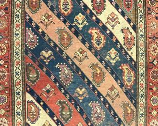 Antq Handmade Caucasian Shivran Wool Runner
