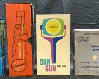 Lot 4 Assorted Vntg Lighting In Boxes & More
