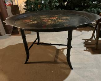 Old Hand Painted TrayTable