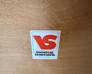 Vamdrup Danish Teak Dining Table w/ 4 Chairs