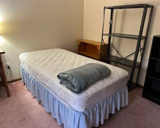Twin Bed, Shelving