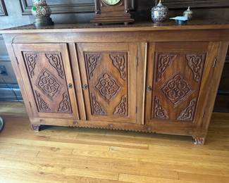 Antique Hand Carved Cabinet
