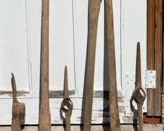 (3) Pitchforks & (3) Heads
