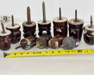 Old Electrical Insulator Collection
