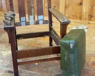 Grand Rapids Bookcase & Chair Co Lifetime Furniture Chair - Great Restoration Project!
