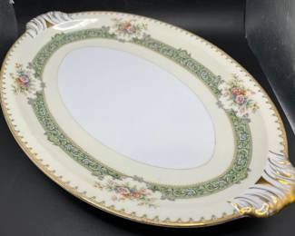 Meito Asama Shape ENID Japanese Bone China 12.75” Platter
