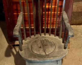 Antique Commode Chair