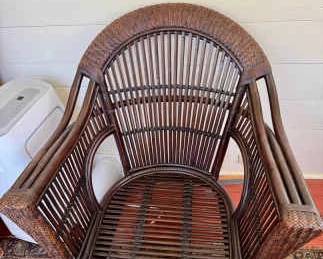 Pier One Imports Patio Chair & Foot Rest
