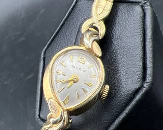 Bulova M4 10K Rolled Gold Plate Womens Watch
