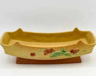 1940 Roseville Pottery Bittersweet Console Bowl
