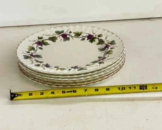 (6) Royal Worcester BACCHANAL Dinner Plates
