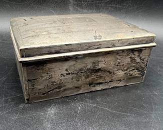 4.25” Tiffany & Co. Sterling Silver Cigarette Box, Cedar Lined
