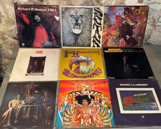 (9) Classic Rock Vinyls Feat Jimmy Hendrix
