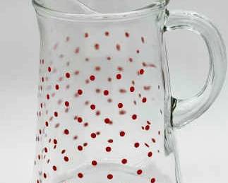 Polka Dot Vintage Pitcher
