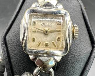 Denco 17 Jewels 10K RGP Bezel Ladies Watch
