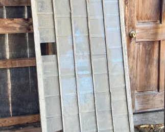 Vintage Greenhouse Panel / Hot Box Cover
