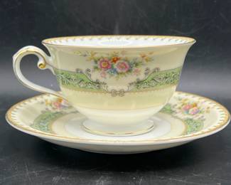 (4) Cups & Saucers Meito Asama Shape ENID Japanese Bone China
