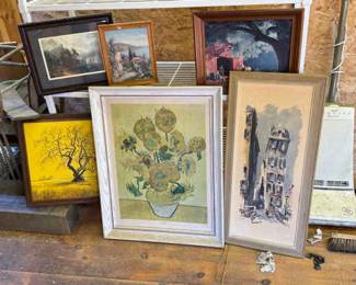 (6) Scenis Framed Prints
