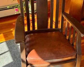 Vintage Stickley Style Mission Rocking Chair
