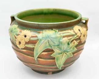 1934 Roseville Pottery Luffa Jardiniere
