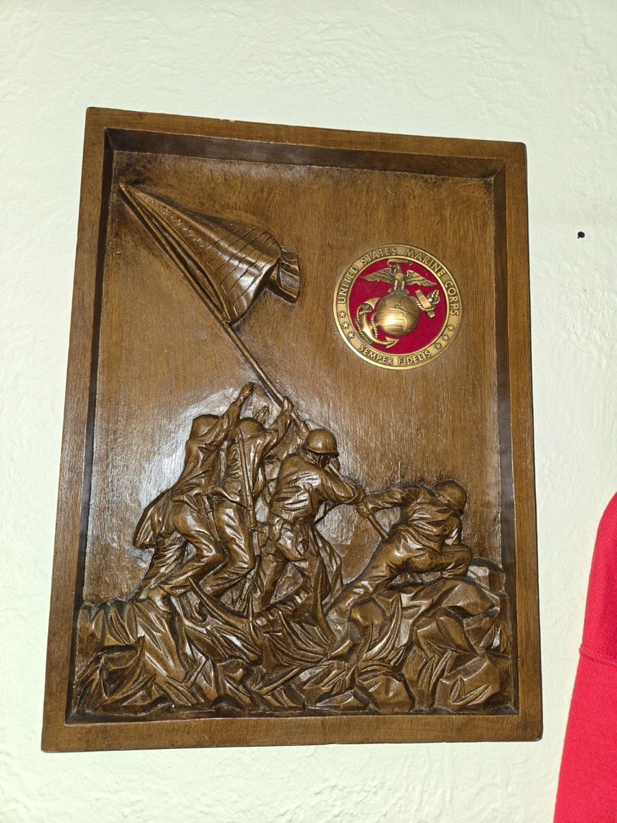 Iwo Jima USMC plaque