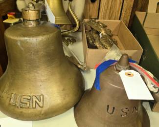 US Navy brass bells