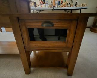 Oak end tables (matches TV stand)
