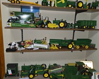 John Deere die cast tractors & trucks
