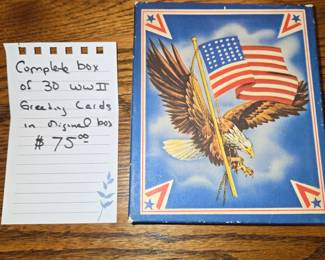 WWII greeting card set complete