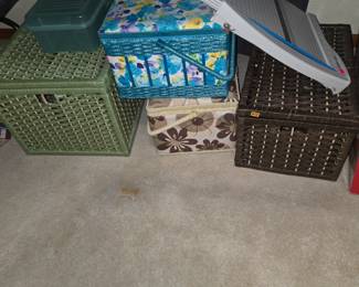 Sewing baskets