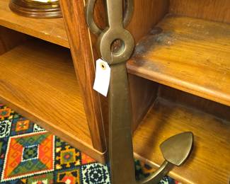 Brass boat anchor