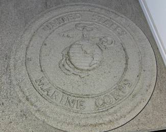 Marine Corps garden stone 3