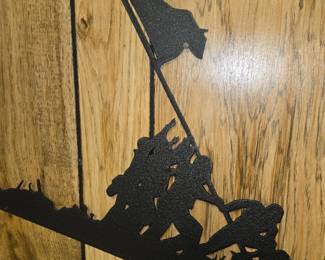 Iwo Jima metal cutout