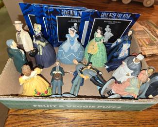 Gone With The Wind Franklin Mint figures - full set