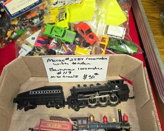 Hot Wheels and trains