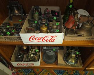 Brass bell collection