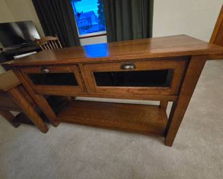 Oak TV stand