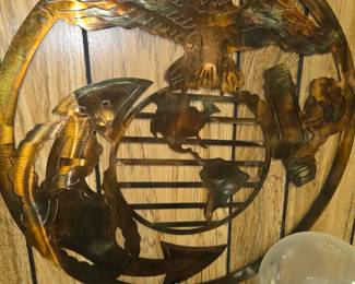 Marine Corps metal cutout