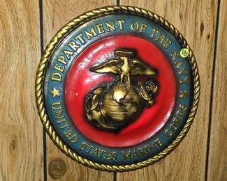 Marine Corps plaque
