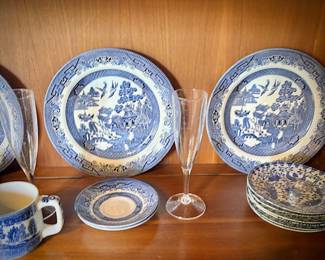 Churchill "Blue Willow" china
