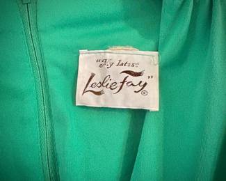 Vintage 1970s Leslie Fay jersey dress