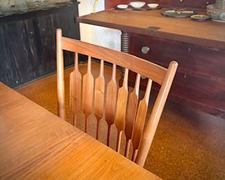 c. 1960 Drexel MCM four chairs